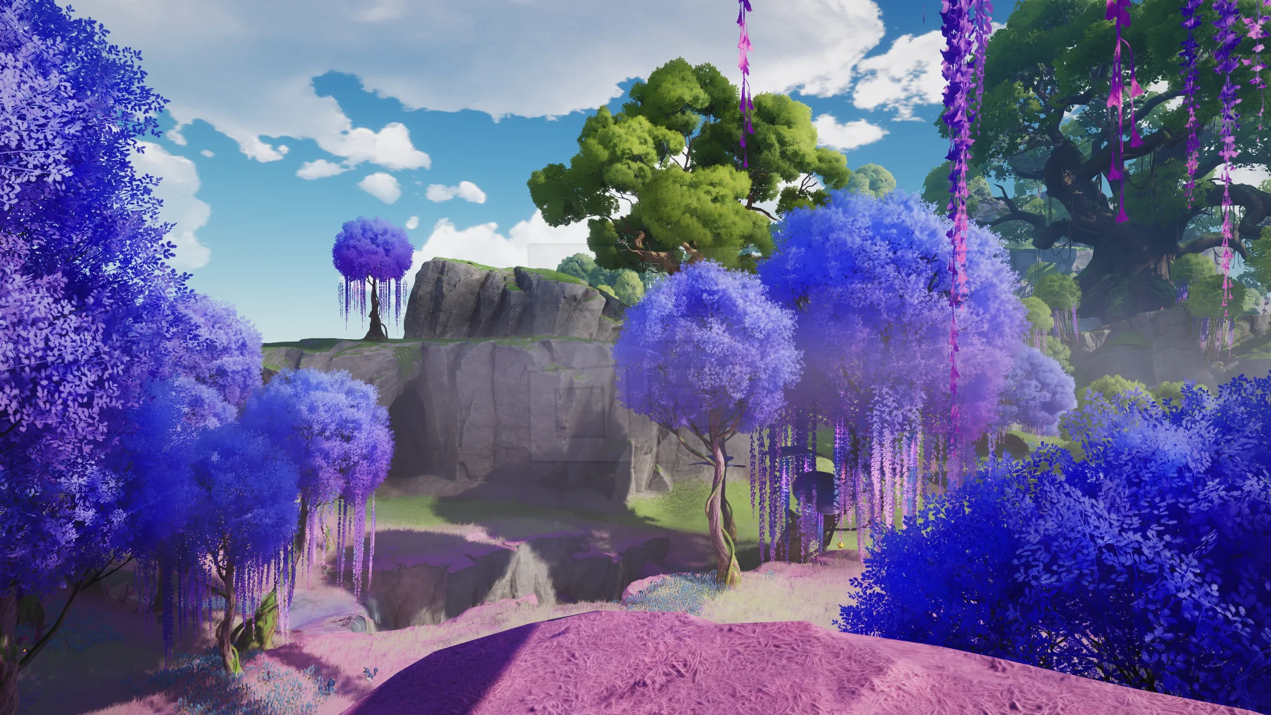 ... or lavender colored trees - every landscape looks stunning!